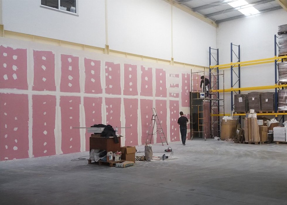 Paredes em Gesso Cartonado na empresa Visipapel